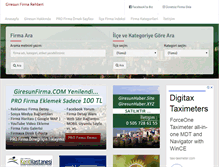 Tablet Screenshot of giresunfirma.com